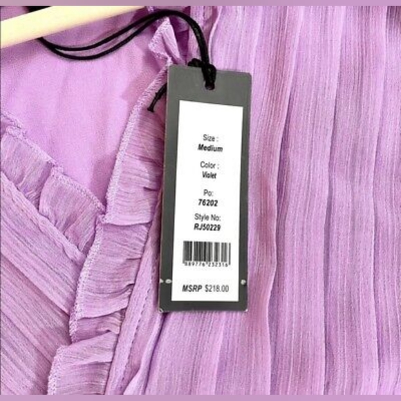 Feminine blue flowy dress - Picture 14 of 14